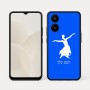 כיסוי בעיצוב אישי עם השם שלך לדגם - Realme 15x 5G בעיצוב בלרינה