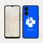 כיסוי בעיצוב אישי עם השם שלך לדגם - Realme 15x 5G בעיצוב פרח היביסקוס