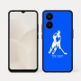 כיסוי בעיצוב אישי עם השם שלך לדגם - Realme 15x 5G בעיצוב שחקן הוקי