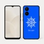 כיסוי בעיצוב אישי עם השם שלך לדגם - Realme 15x 5G בעיצוב הגה - קפטן - ים