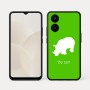 כיסוי בעיצוב אישי עם השם שלך לדגם - Realme 15x 5G בעיצוב קרנף
