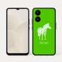 כיסוי בעיצוב אישי עם השם שלך לדגם - Realme 15x 5G בעיצוב זברה
