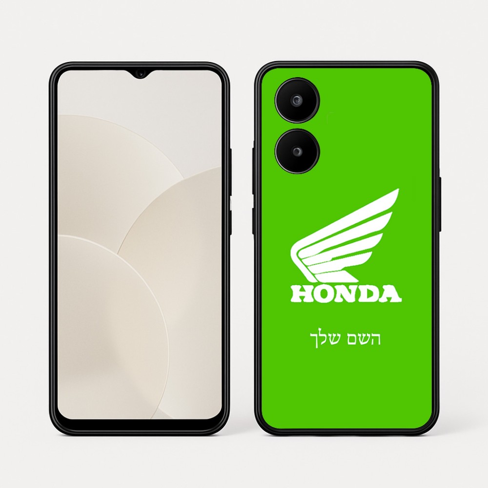 כיסוי בעיצוב אישי עם השם שלך לדגם - Realme 15x 5G בעיצוב הונדה
