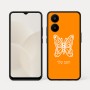 כיסוי בעיצוב אישי עם השם שלך לדגם - Realme 15x 5G בעיצוב פרפר