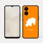 כיסוי בעיצוב אישי עם השם שלך לדגם - Realme 15x 5G בעיצוב קרנף