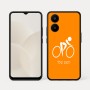 כיסוי בעיצוב אישי עם השם שלך לדגם - Realme 15x 5G בעיצוב אופניים אולימפיים