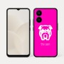 כיסוי בעיצוב אישי עם השם שלך לדגם - Realme 15x 5G בעיצוב פרצוף בולדוג