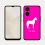 כיסוי בעיצוב אישי עם השם שלך לדגם - Realme 15x 5G בעיצוב סוס