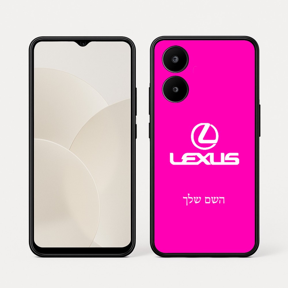 כיסוי בעיצוב אישי עם השם שלך לדגם - Realme 15x 5G בעיצוב לקסוס