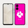 כיסוי בעיצוב אישי עם השם שלך לדגם - Realme 15x 5G בעיצוב פרח היביסקוס