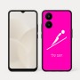 כיסוי בעיצוב אישי עם השם שלך לדגם - Realme 15x 5G בעיצוב קפיצת סקי אולימפית
