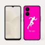 כיסוי בעיצוב אישי עם השם שלך לדגם - Realme 15x 5G בעיצוב רץ