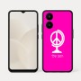 כיסוי בעיצוב אישי עם השם שלך לדגם - Realme 15x 5G בעיצוב גלובוסי שלום