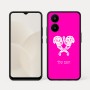 כיסוי בעיצוב אישי עם השם שלך לדגם - Realme 15x 5G בעיצוב פרחי קרן