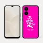 כיסוי בעיצוב אישי עם השם שלך לדגם - Realme 15x 5G בעיצוב אהבה באותיות יפניות