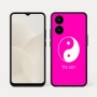 כיסוי בעיצוב אישי עם השם שלך לדגם - Realme 15x 5G בעיצוב סמל יינג יאנג
