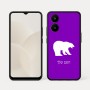 כיסוי בעיצוב אישי עם השם שלך לדגם - Realme 15x 5G בעיצוב דוב