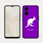כיסוי בעיצוב אישי עם השם שלך לדגם - Realme 15x 5G בעיצוב קנגורו