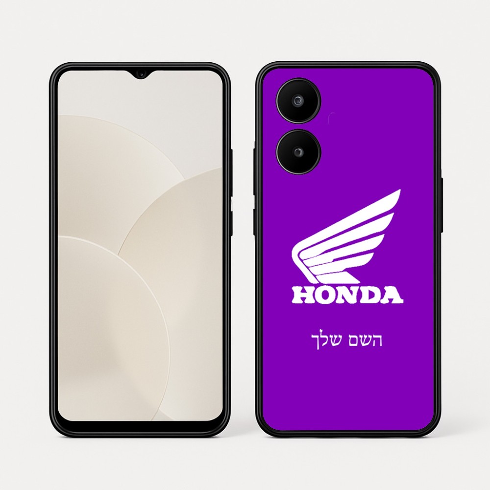 כיסוי בעיצוב אישי עם השם שלך לדגם - Realme 15x 5G בעיצוב הונדה