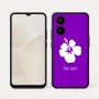 כיסוי בעיצוב אישי עם השם שלך לדגם - Realme 15x 5G בעיצוב פרח היביסקוס