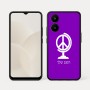 כיסוי בעיצוב אישי עם השם שלך לדגם - Realme 15x 5G בעיצוב גלובוסי שלום