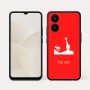כיסוי בעיצוב אישי עם השם שלך לדגם - Realme 15x 5G בעיצוב ג'ירפה באפריקה
