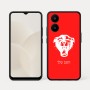כיסוי בעיצוב אישי עם השם שלך לדגם - Realme 15x 5G בעיצוב פני פנטרה