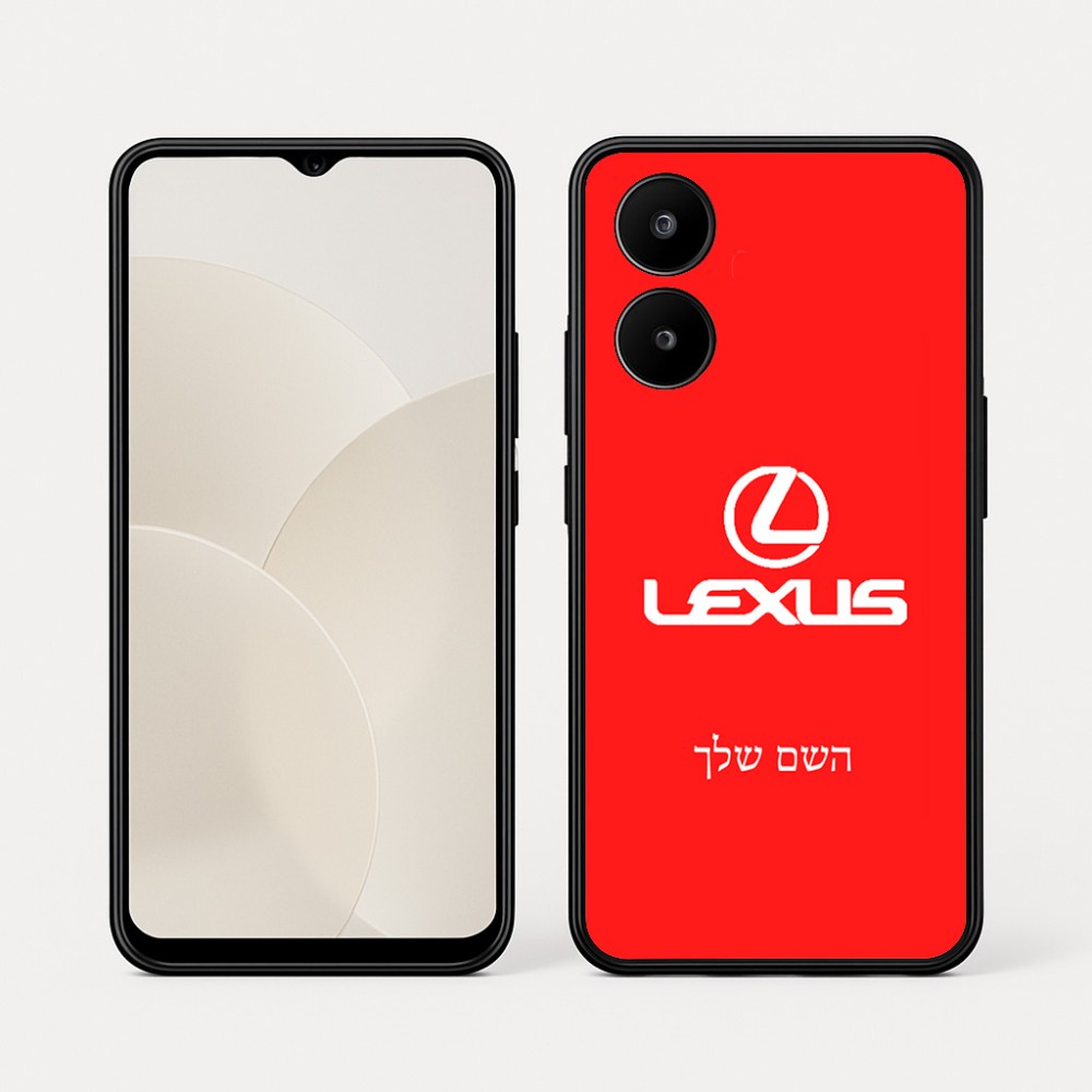 כיסוי בעיצוב אישי עם השם שלך לדגם - Realme 15x 5G בעיצוב לקסוס