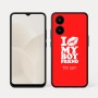כיסוי בעיצוב אישי עם השם שלך לדגם - Realme 15x 5G בעיצוב נשקי את חבר שלי