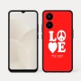 כיסוי בעיצוב אישי עם השם שלך לדגם - Realme 15x 5G בעיצוב אהבה
