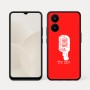 כיסוי בעיצוב אישי עם השם שלך לדגם - Realme 15x 5G בעיצוב מיקרופון
