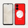כיסוי בעיצוב אישי עם השם שלך לדגם - Realme 15x 5G בעיצוב כדורסל