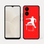 כיסוי בעיצוב אישי עם השם שלך לדגם - Realme 15x 5G בעיצוב קפיצת משוכות