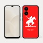 כיסוי בעיצוב אישי עם השם שלך לדגם - Realme 15x 5G בעיצוב שחקן פולו - סוס