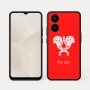 כיסוי בעיצוב אישי עם השם שלך לדגם - Realme 15x 5G בעיצוב פרחי קרן