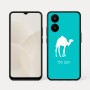 כיסוי בעיצוב אישי עם השם שלך לדגם - Realme 15x 5G בעיצוב גמל