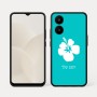כיסוי בעיצוב אישי עם השם שלך לדגם - Realme 15x 5G בעיצוב פרח היביסקוס