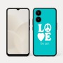 כיסוי בעיצוב אישי עם השם שלך לדגם - Realme 15x 5G בעיצוב אהבה