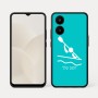 כיסוי בעיצוב אישי עם השם שלך לדגם - Realme 15x 5G בעיצוב קיאק אולימפי