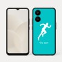 כיסוי בעיצוב אישי עם השם שלך לדגם - Realme 15x 5G בעיצוב רץ