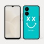 כיסוי בעיצוב אישי עם השם שלך לדגם - Realme 15x 5G בעיצוב סמיילי