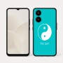 כיסוי בעיצוב אישי עם השם שלך לדגם - Realme 15x 5G בעיצוב סמל יינג יאנג