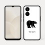כיסוי בעיצוב אישי עם השם שלך לדגם - Realme 15x 5G בעיצוב דוב