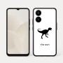 כיסוי בעיצוב אישי עם השם שלך לדגם - Realme 15x 5G בעיצוב דינוזאור