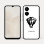 כיסוי בעיצוב אישי עם השם שלך לדגם - Realme 15x 5G בעיצוב פני פנטרה
