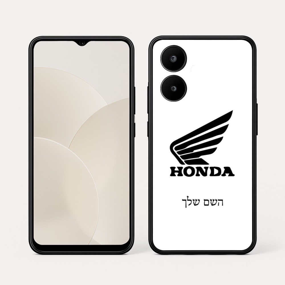 כיסוי בעיצוב אישי עם השם שלך לדגם - Realme 15x 5G בעיצוב הונדה