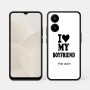 כיסוי בעיצוב אישי עם השם שלך לדגם - Realme 15x 5G בעיצוב אוהבת את החבר שלי