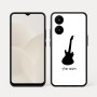 כיסוי בעיצוב אישי עם השם שלך לדגם - Realme 15x 5G בעיצוב גיטרה