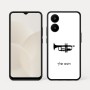 כיסוי בעיצוב אישי עם השם שלך לדגם - Realme 15x 5G בעיצוב חצוצרה