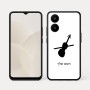 כיסוי בעיצוב אישי עם השם שלך לדגם - Realme 15x 5G בעיצוב כינור